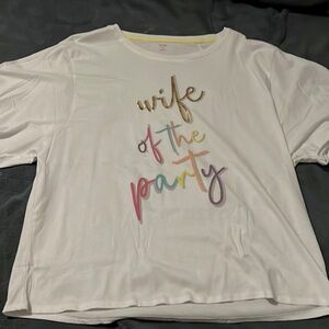 🥳 5 for $10 🥳 MissToMrs “wife of the party” tee